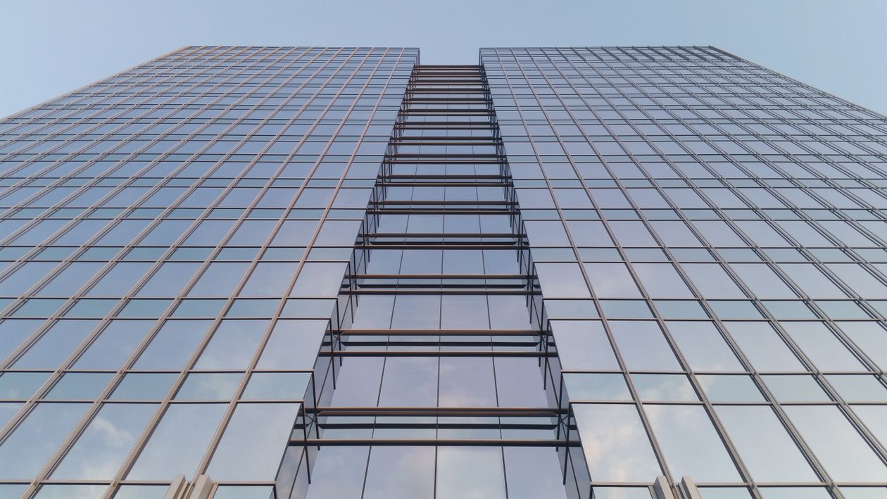 Modern commercial office building